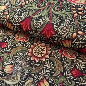 Dekoračná látka GOBELIN premium Ornate art craft black