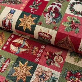 Dekoračná látka GOBELIN premium Classic Xmas patch