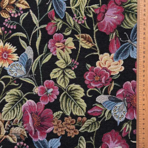 Dekoračná látka GOBELIN premium Vintage flower garden