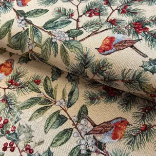 Dekoračná látka GOBELIN premium Robin winter charm