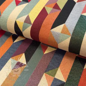 Dekoračná látka GOBELIN premium Graphic prism block