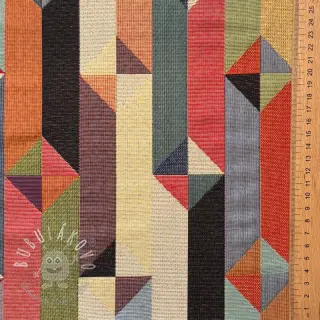 Dekoračná látka GOBELIN premium Graphic prism block