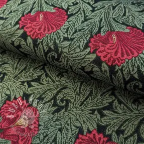 Dekoračná látka GOBELIN premium Poppy art craft black