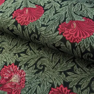 Dekoračná látka GOBELIN premium Poppy art craft black