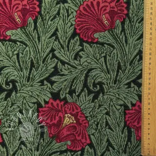 Dekoračná látka GOBELIN premium Poppy art craft black