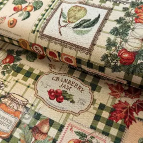 Dekoračná látka GOBELIN premium Cozy kitchen patch