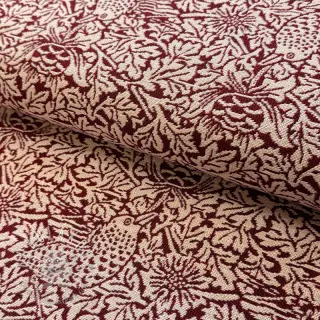 Dekoračná látka GOBELIN premium Anemone art craft wine