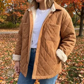 Menčester QUILT light brown