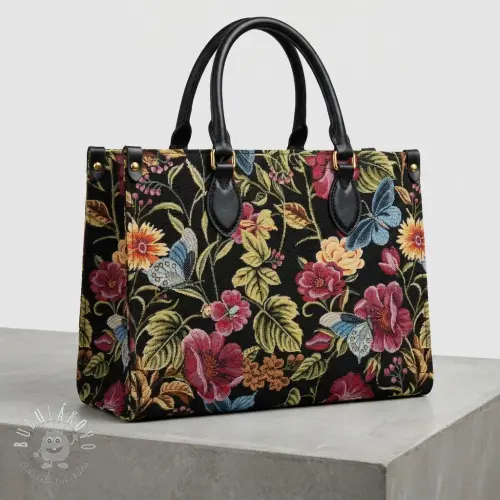 Dekoračná látka GOBELIN premium Vintage flower garden