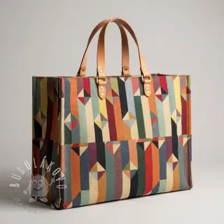 Dekoračná látka GOBELIN premium Graphic prism block