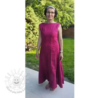 Ľan predpraný cerise