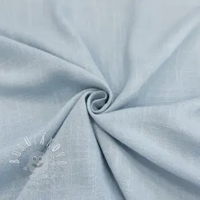 Viskóza s ľanom WASHED light blue