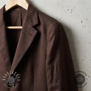 Ľan s bavlnou BARCELONA brown