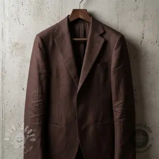 Ľan s bavlnou BARCELONA brown