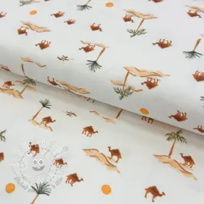 Úplet Safari off white design B digital print