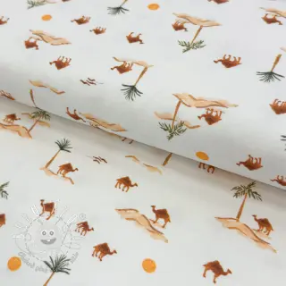 Úplet Safari off white design B digital print