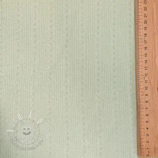 Úplet POINTOILLE Stripe soft green