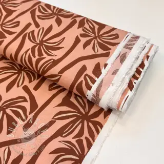 Viskóza RADIANCE Palmtrees peach