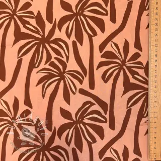Viskóza RADIANCE Palmtrees peach