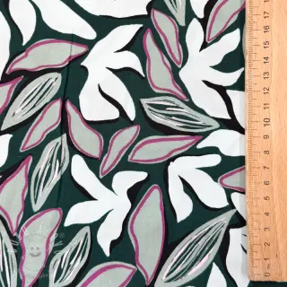 Viskóza RADIANCE Abstract design dark green