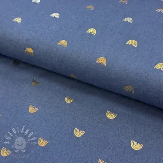 JEANS FOIL Rainbow indigo blue