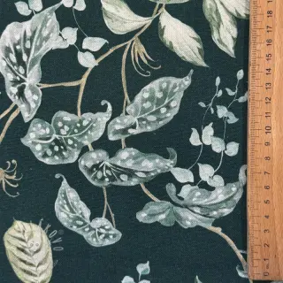 Dekoračná látka Plants dark green digital print