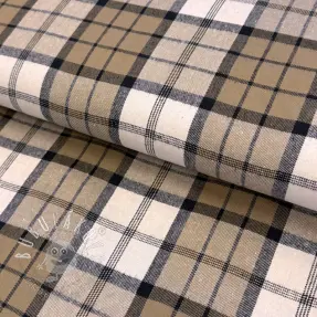 Scottish RECYCLED Checks ecru