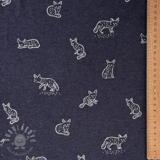 Úplet Hidden foxie indigo melange