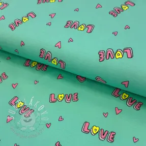Úplet NEON Love mint