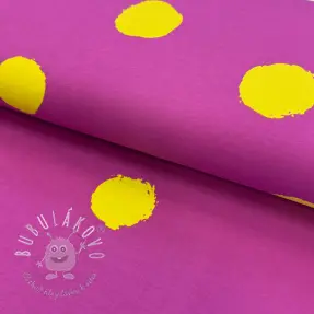 Úplet Big dots fuchsia