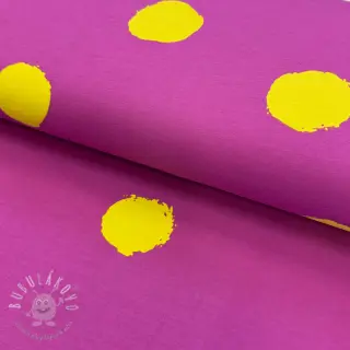 Úplet Big dots fuchsia