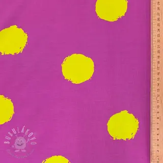 Úplet Big dots fuchsia