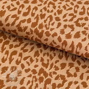 Ľan s viskózou WASHED Animal skin sand
