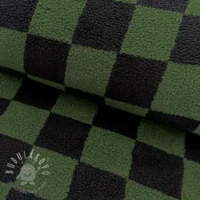 Kabátovina TEDDY JACQUARD Checks anthracite