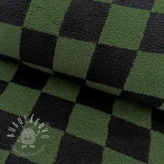 Kabátovina TEDDY JACQUARD Checks anthracite