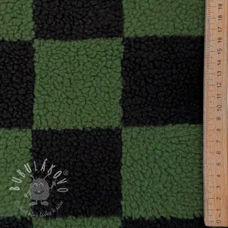 Kabátovina TEDDY JACQUARD Checks anthracite