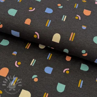 Úplet Abstract anthracite melange