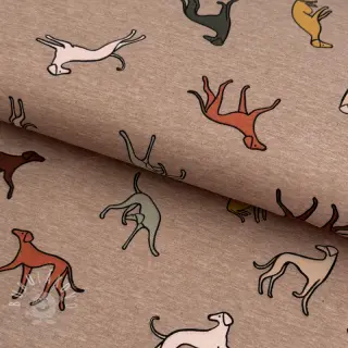Úplet Dogs melange taupe
