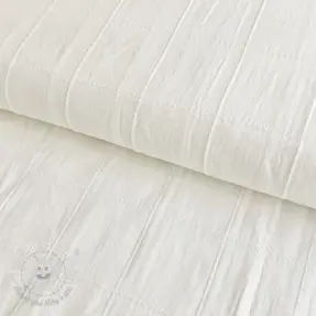 Bavlnená látka VOILE DOBBY off white