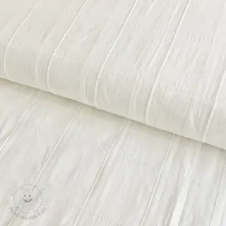 Bavlnená látka VOILE DOBBY off white