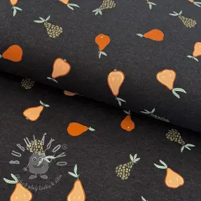 Úplet Glitter pears anthracite melange