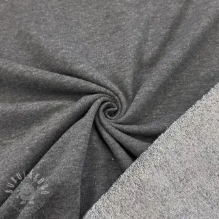 Teplákovina počesaná grey melange