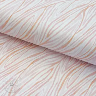 Úplet Animal skin white powder digital print