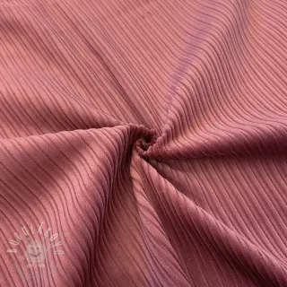 Menčester STRIPE dark rose