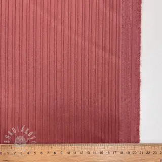 Menčester STRIPE dark rose