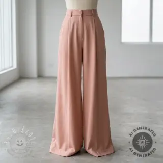 TENCEL s ľanom old salmon