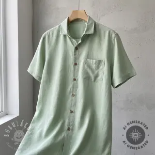 TENCEL s ľanom mint