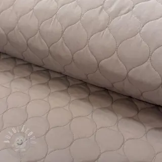Prešívaná látka Round taupe