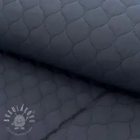 Prešívaná látka Round navy