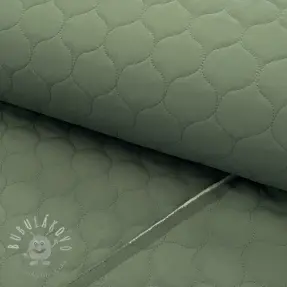 Prešívaná látka Round sage